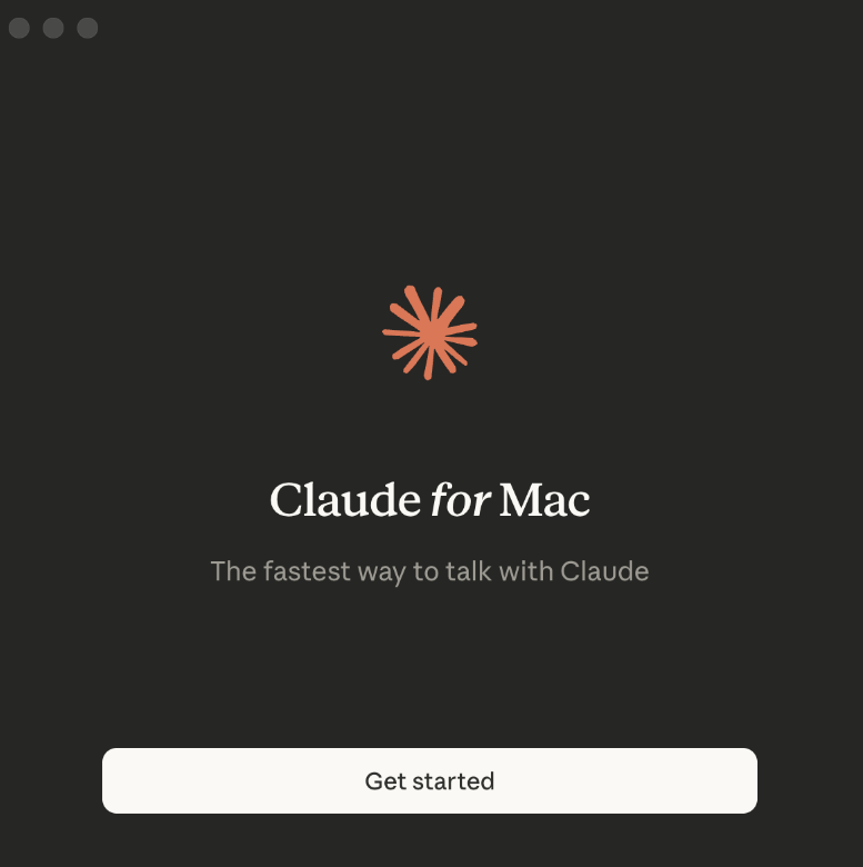 Claude Desktop 主界面